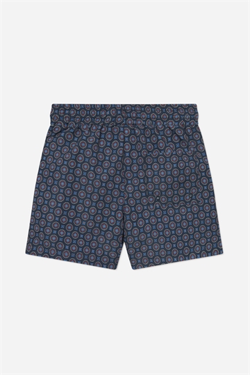 Les Deux Stan Ornament badshorts - mörk marinblå